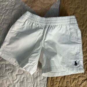 White Polo by Ralph Lauren Toddler Shorts